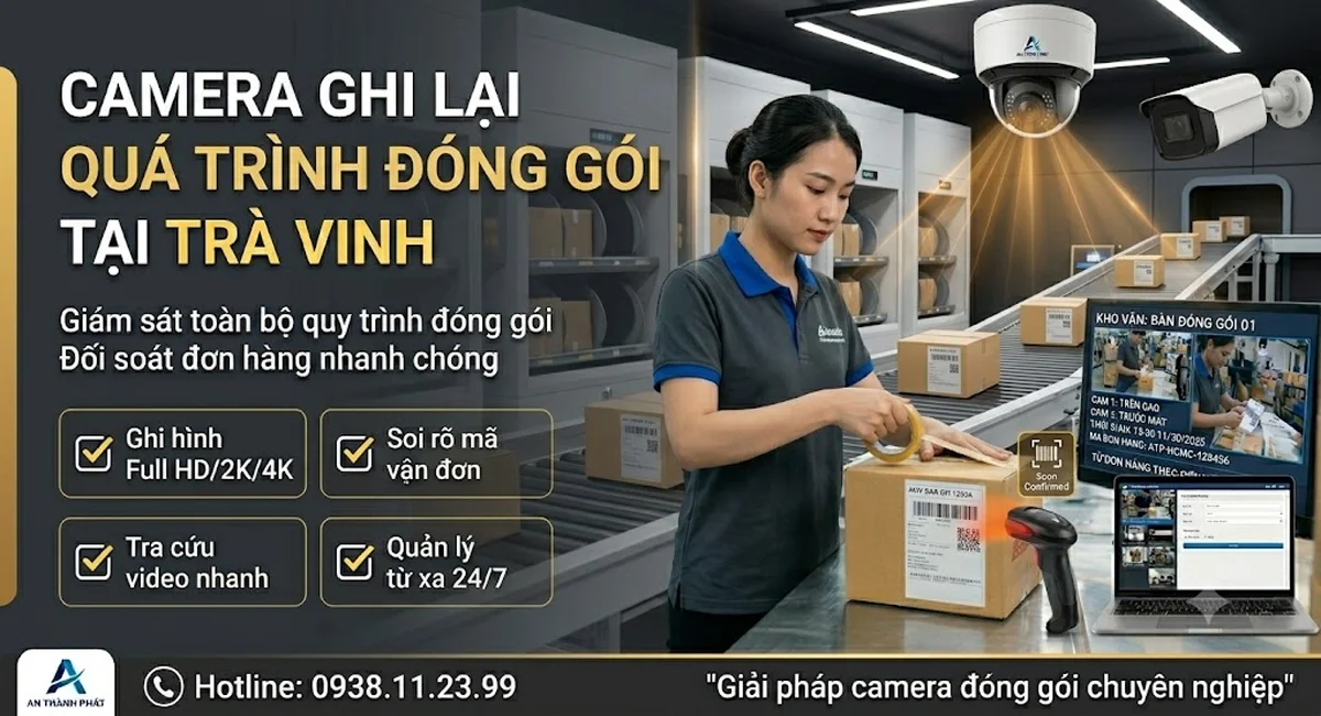 Camera Ghi Lại Quá Trình Đóng Gói Tại Trà Vinh