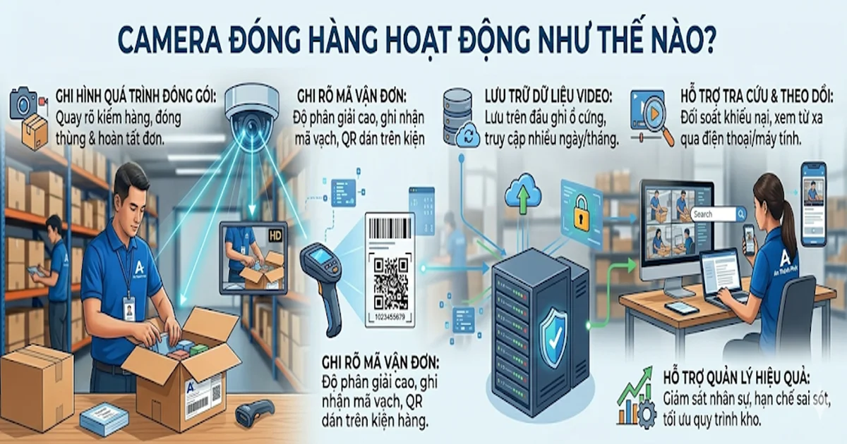 Giải Pháp Camera Đóng Hàng Tại Thái Bình