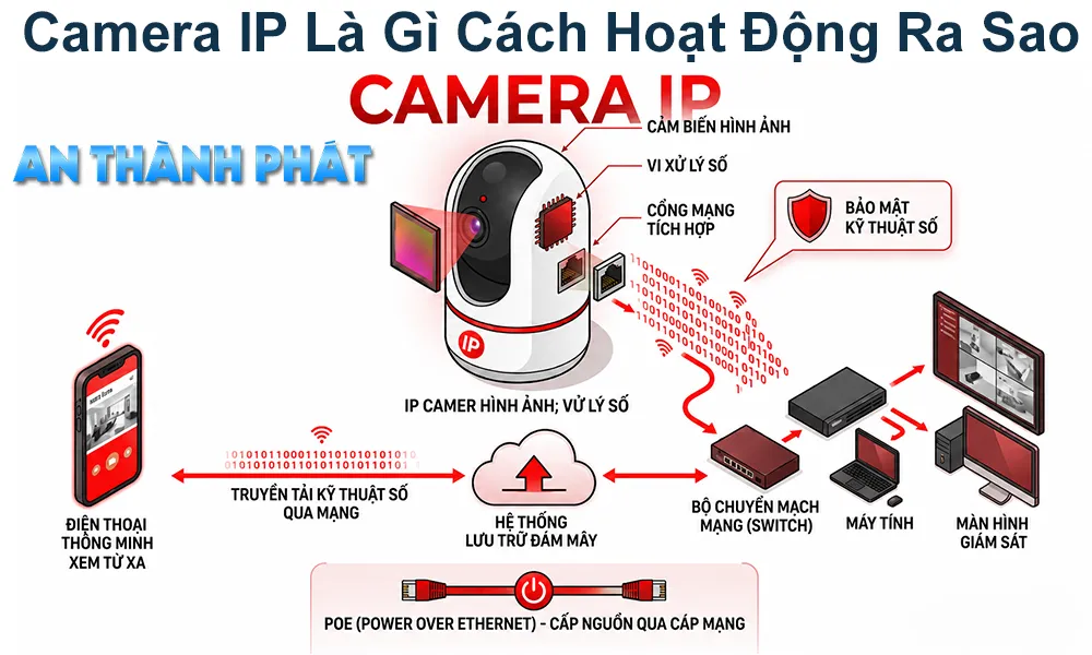 camera IP là gì hoạt động ra sao