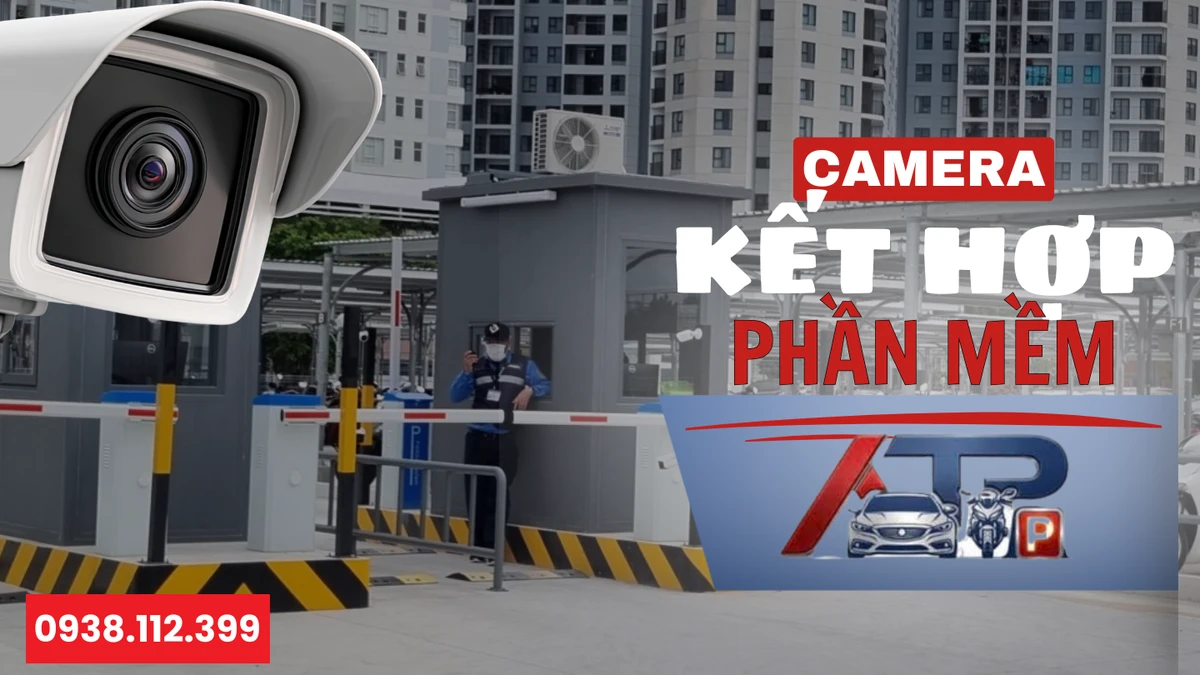 camera kết hơp phần mềm bãi giữ xe
