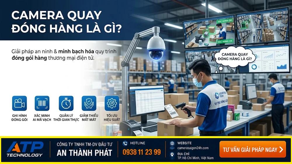 Lắp Camera Đóng Gói Đơn Hàng Tại Sóc Trăng