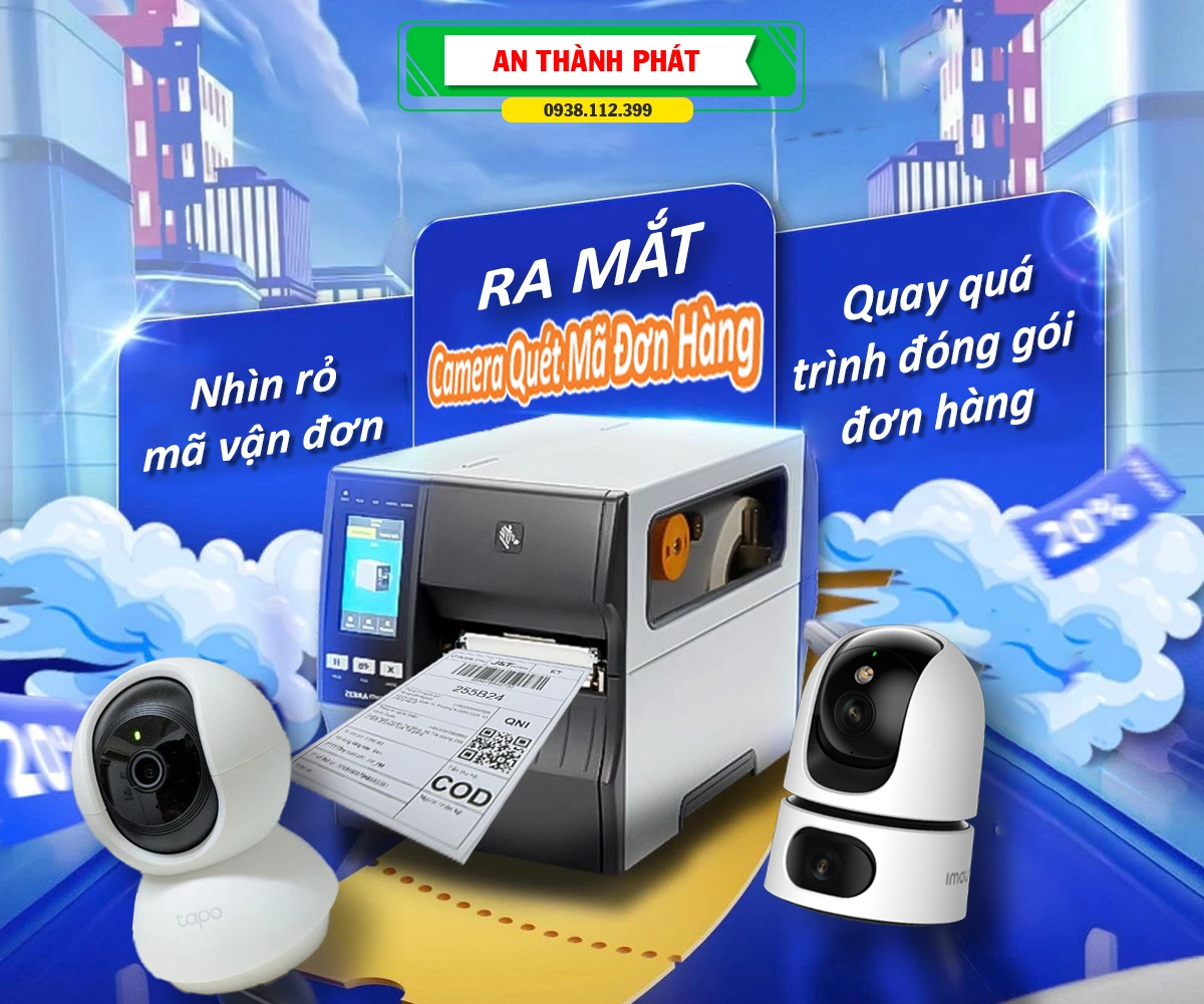 Camera Quét Mã Đơn Hàng Sàn TMĐT