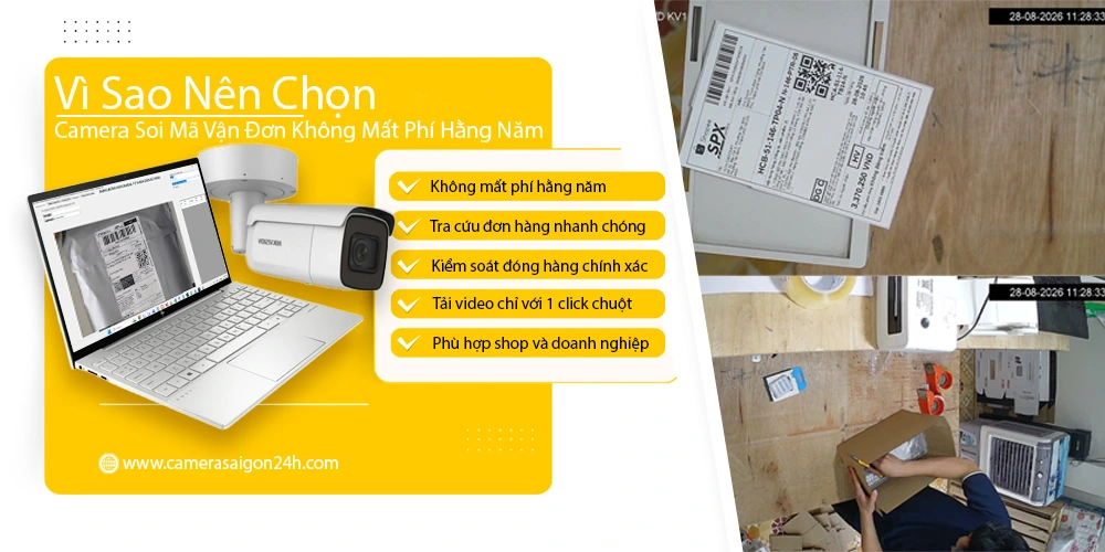 Vì Sao Nên Chọn Camera Soi Mã Vận Đơn Không Mất Phí Hằng Năm