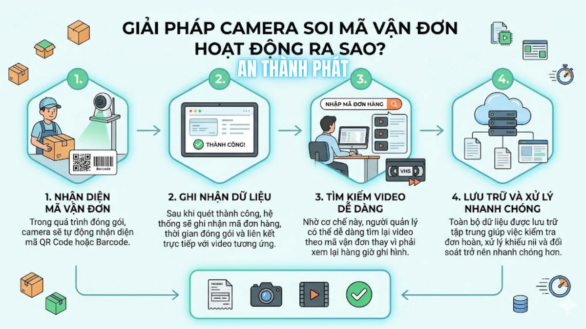 giải pháp camera soi mã vận đơn hoạt động như thế nào