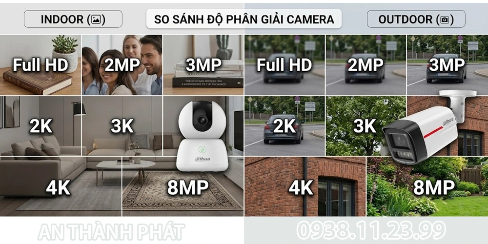 Camera Trong Nhà Và Camera Ngoài Trời Khác Nhau Như Thế Nào