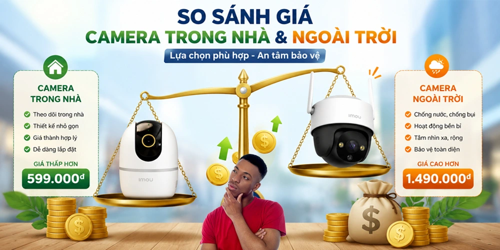 Camera Trong Nhà Và Camera Ngoài Trời Khác Nhau Như Thế Nào