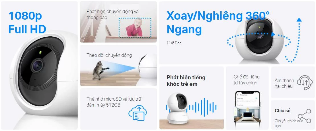 Top 5 Camera Wifi 360 Tốt