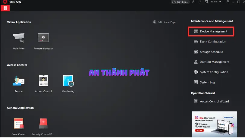 Cách chỉnh ngày giờ cho camera Hikvision - Bước 1