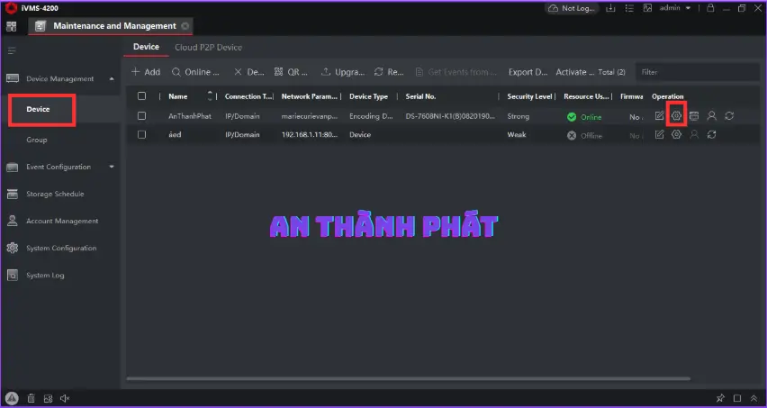 Cách chỉnh ngày giờ cho camera Hikvision - Bước 2
