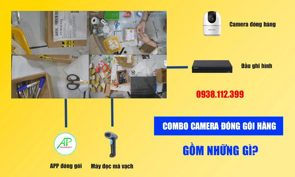 lắp camera đóng gói hàng gồm những gì