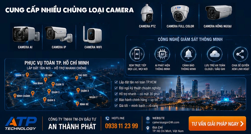 Camera An Thành Phát cung câp những mẫu camera quan sát nổi bật chuyên dùng cho nhiều nhu cầu giải pháp khác nhau 