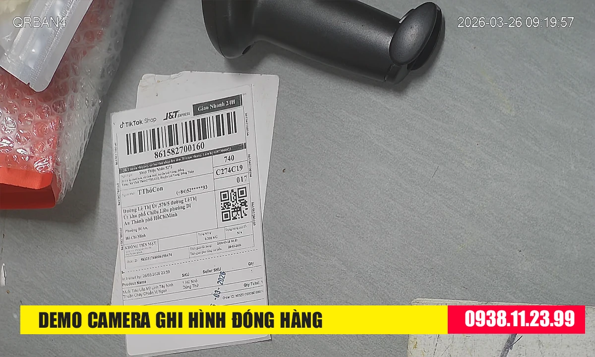 Camera Ghi Hình Đóng Hàng