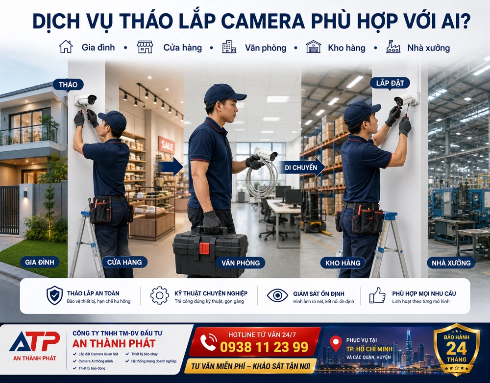 dịch vụ tháo lắp đặt camera quan sát phù hợp với ai