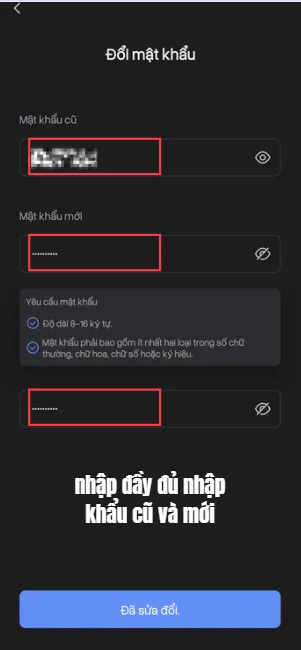 ĐỔI MẬT KHẨU CAMERA EZVIZ BƯỚC 5