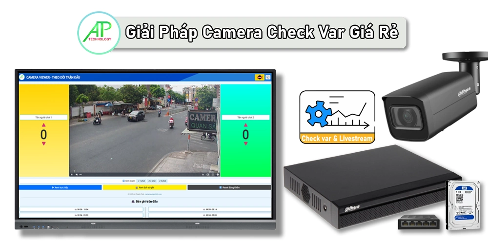 Giải Pháp Camera Check Var Giá Rẻ