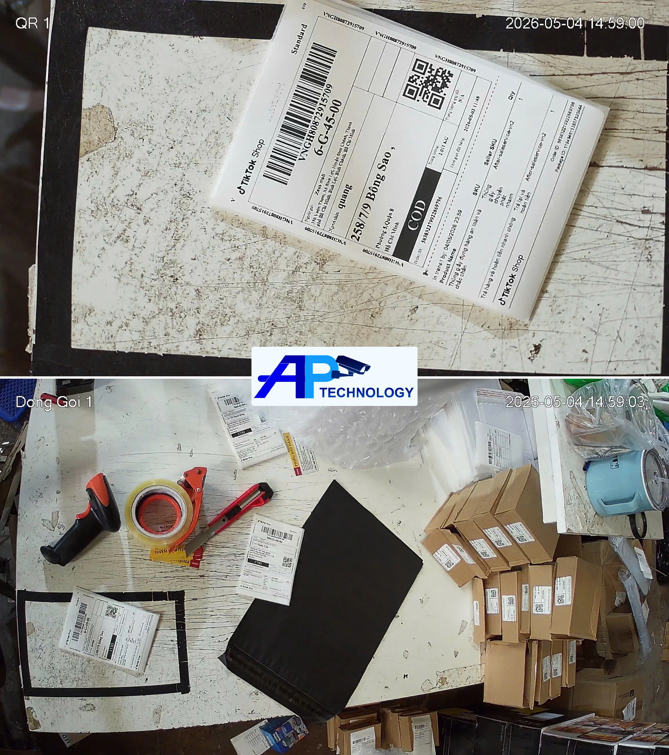 Giải Pháp Camera Đóng Hàng