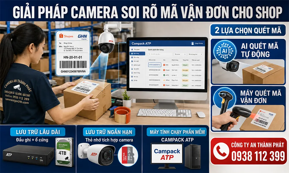 giải pháp camera soi rõ mã vận đơn cho shop