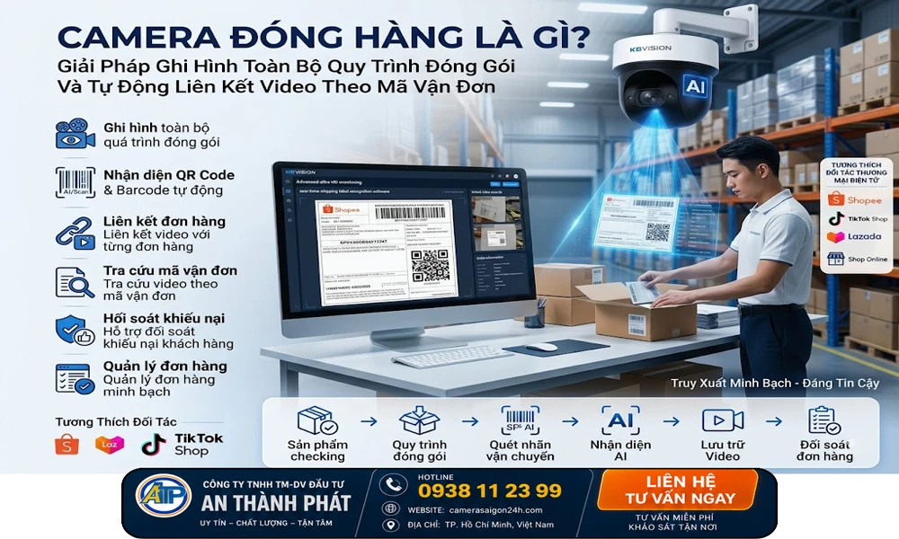 giải pháp camera quay đóng hàng là gì 