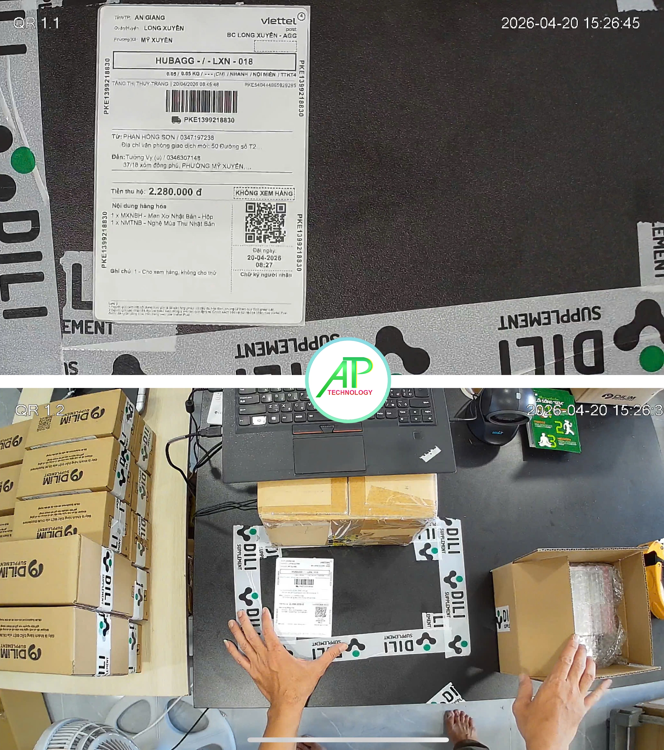 Giải Pháp Camera Quét Mã QR Đơn Hàng