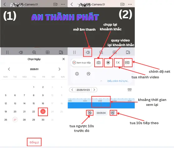hướng dẫn xem lại camera hikvision trên điện thoại bước 2
