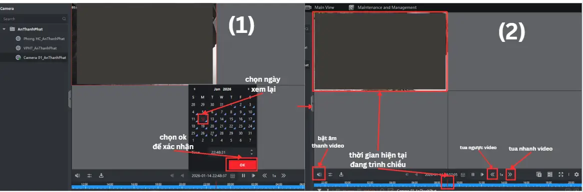hướng dẫn xem lại camera hikvision trên máy tính bước 2