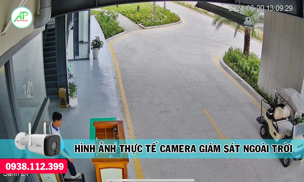 hình ảnh thực tế camera giám sát ngoài trời
