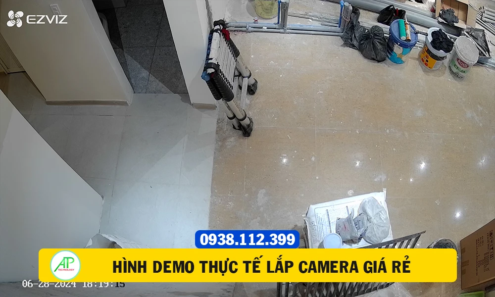 hình ghi hình thực tế lắp camera giá rẻ