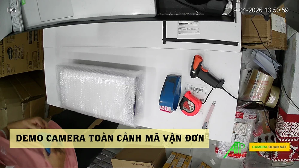 demo camera quan sát soi rõ mã đơn nhìn toàn cảnh tù camera quan sát 
