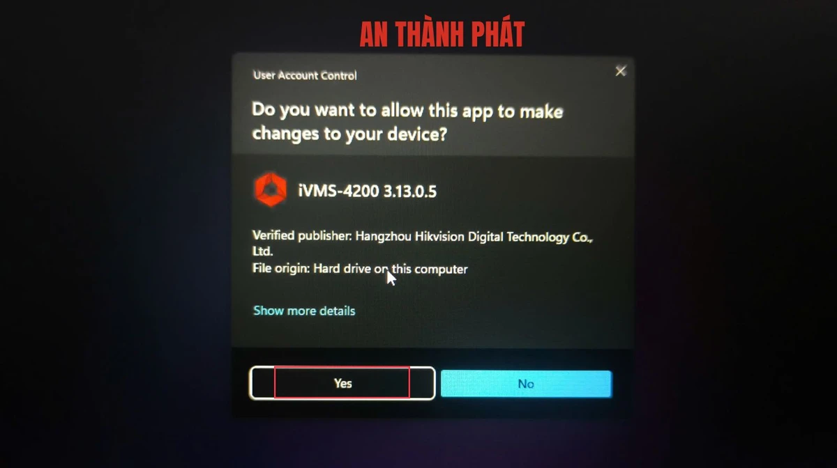 hướng dẫn cài đặt phần mểm xem camera hikvision trên máy tính bước 1