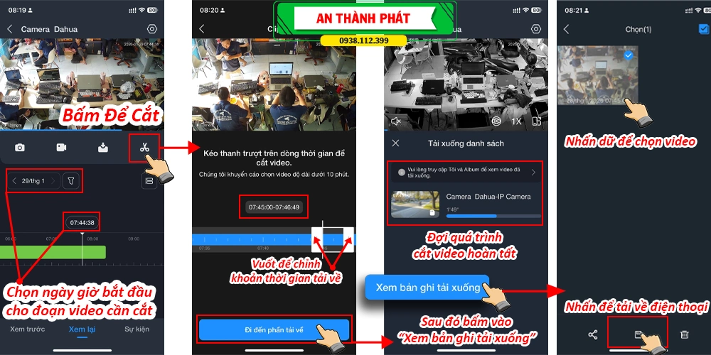 Hướng Dẫn Xem Lại Camera Dahua Trên Điện Thoại