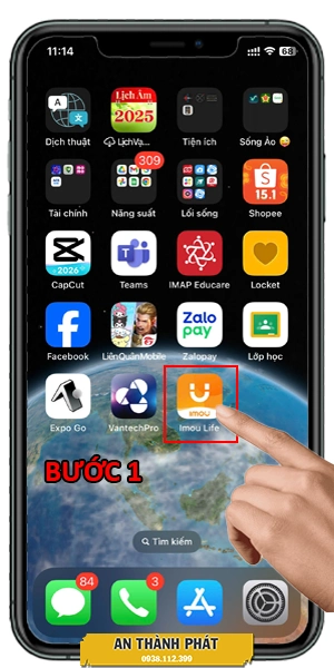 Mở App Imou Life Trên Điện Thoại