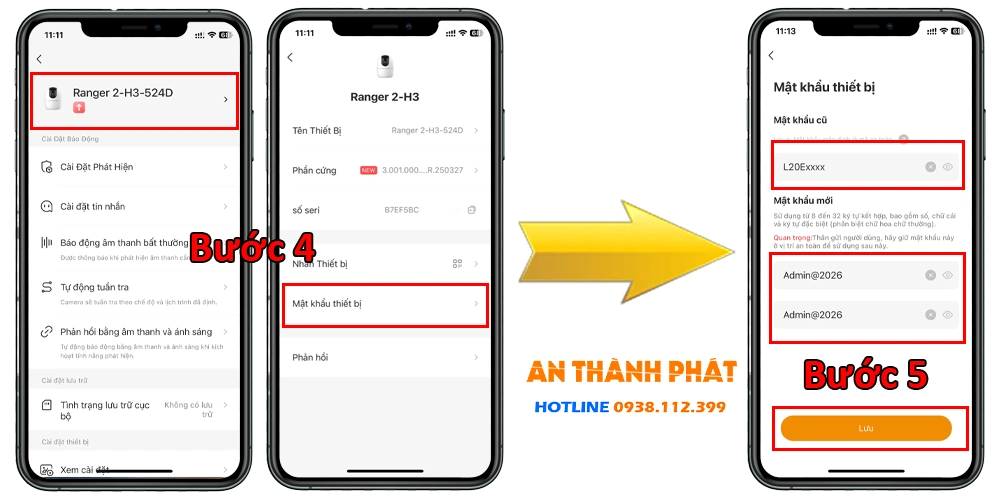 Hướng Dẫn Đổi Mật Khẩu Camera Imou
