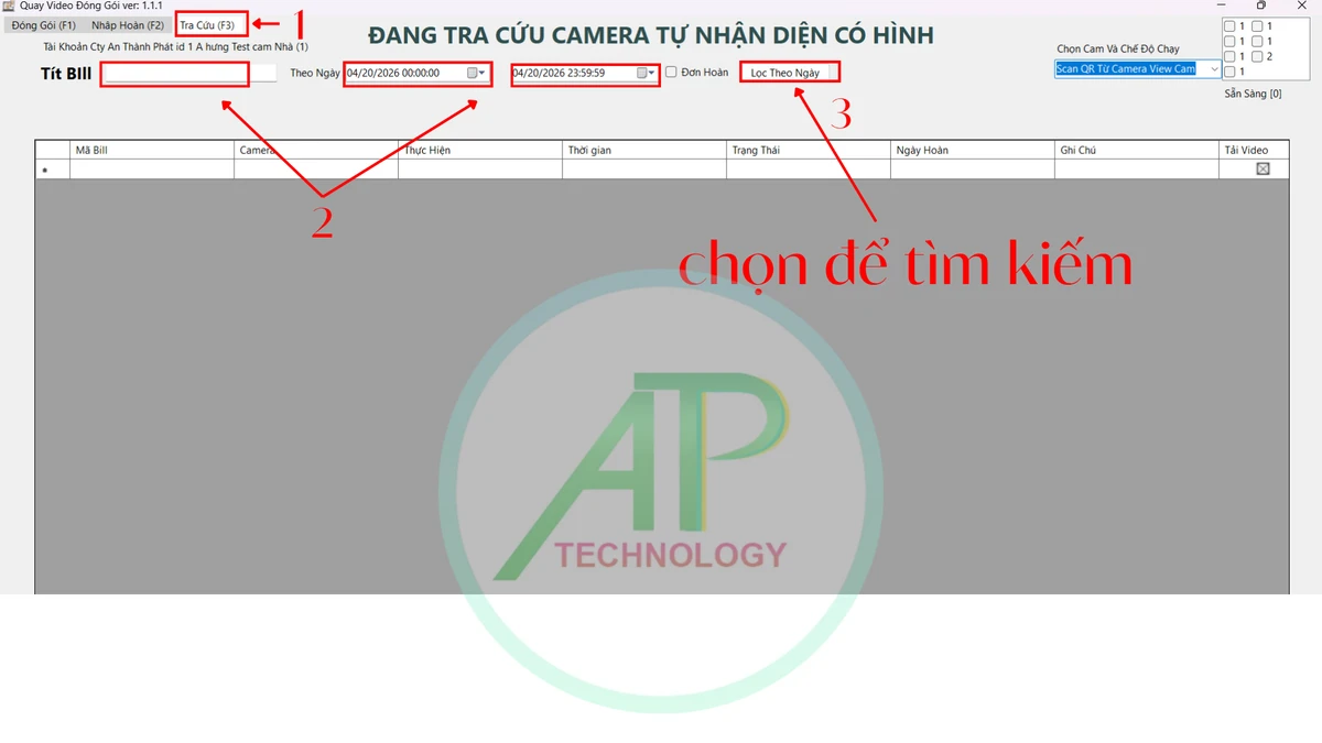 quy trình tra cứu video 1