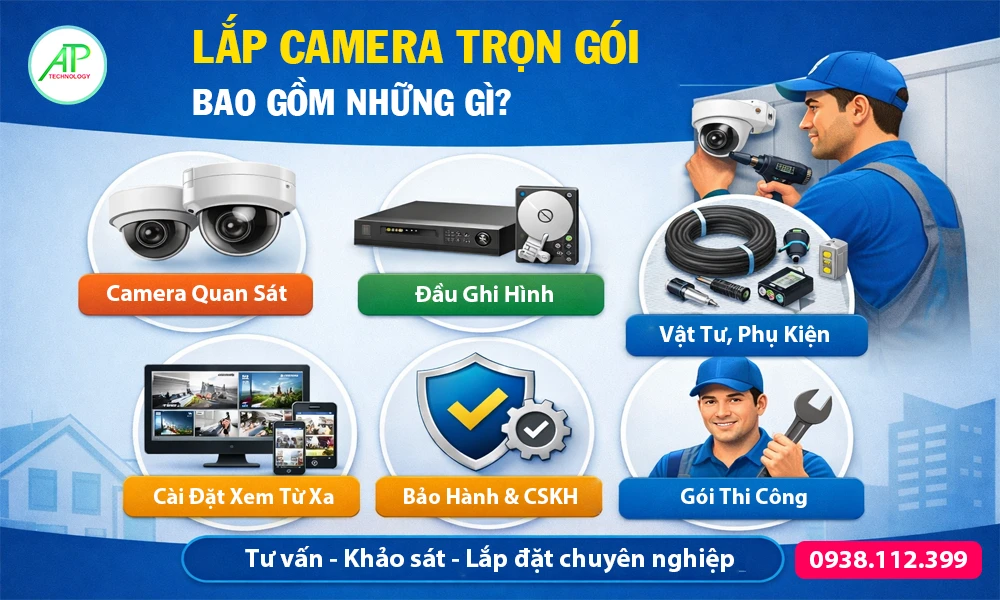 lắp camera giá rẻ trọn gói gồm những gì