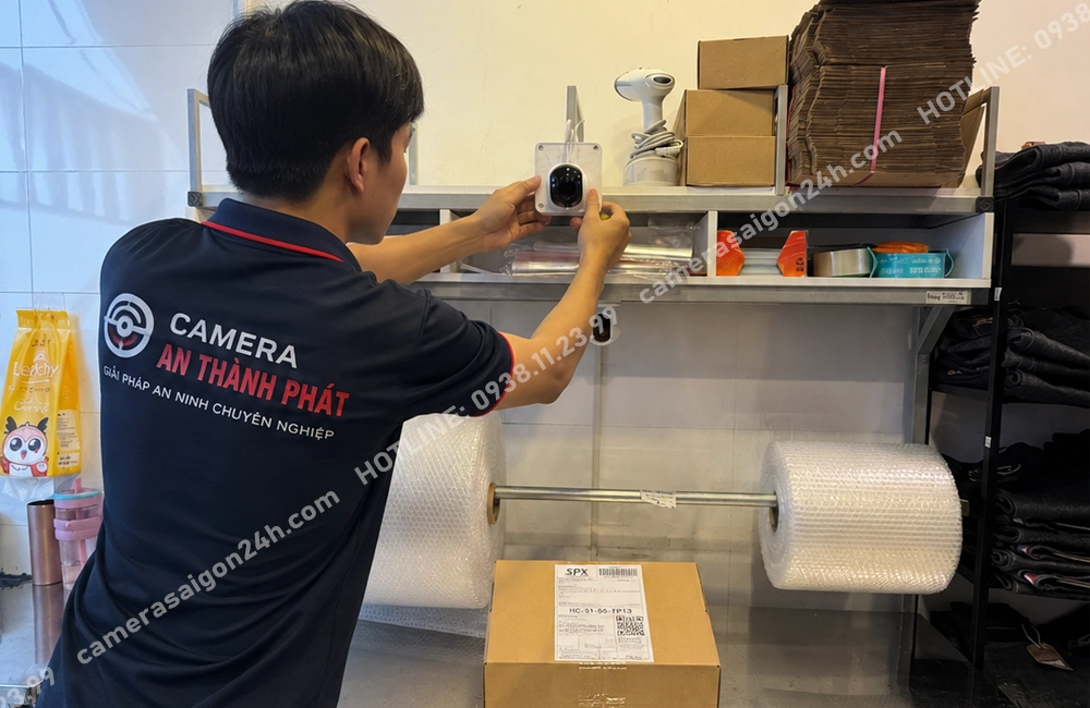 Lắp Camera Đóng Gói Đơn Hàng Tại Hòa Bình