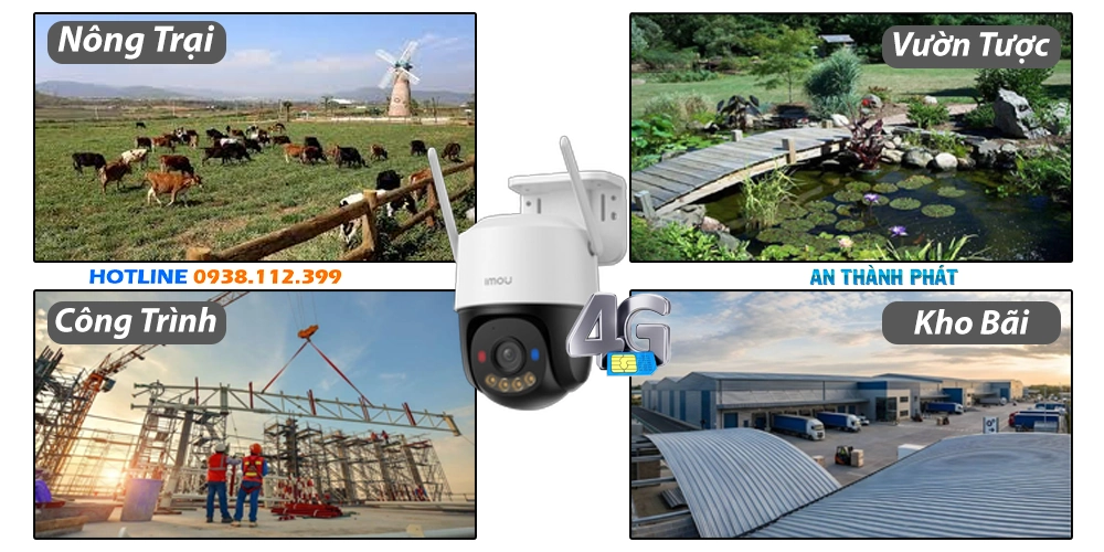 Lắp Camera Dùng Sim 4G