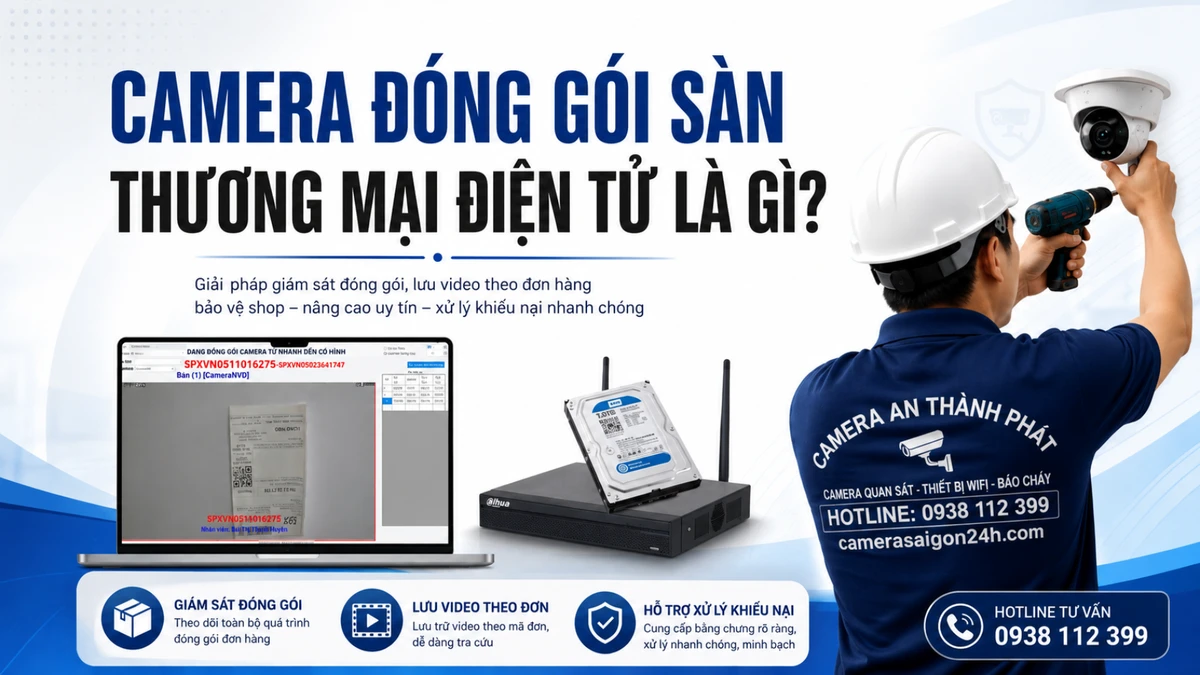 lắp camera ghi hình đóng gói hàng sàn thương mại điện tử là gì