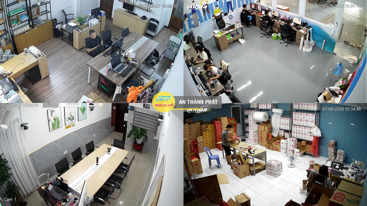 Quy Trình Lắp Camera Giám Sát Phòng Làm Việc