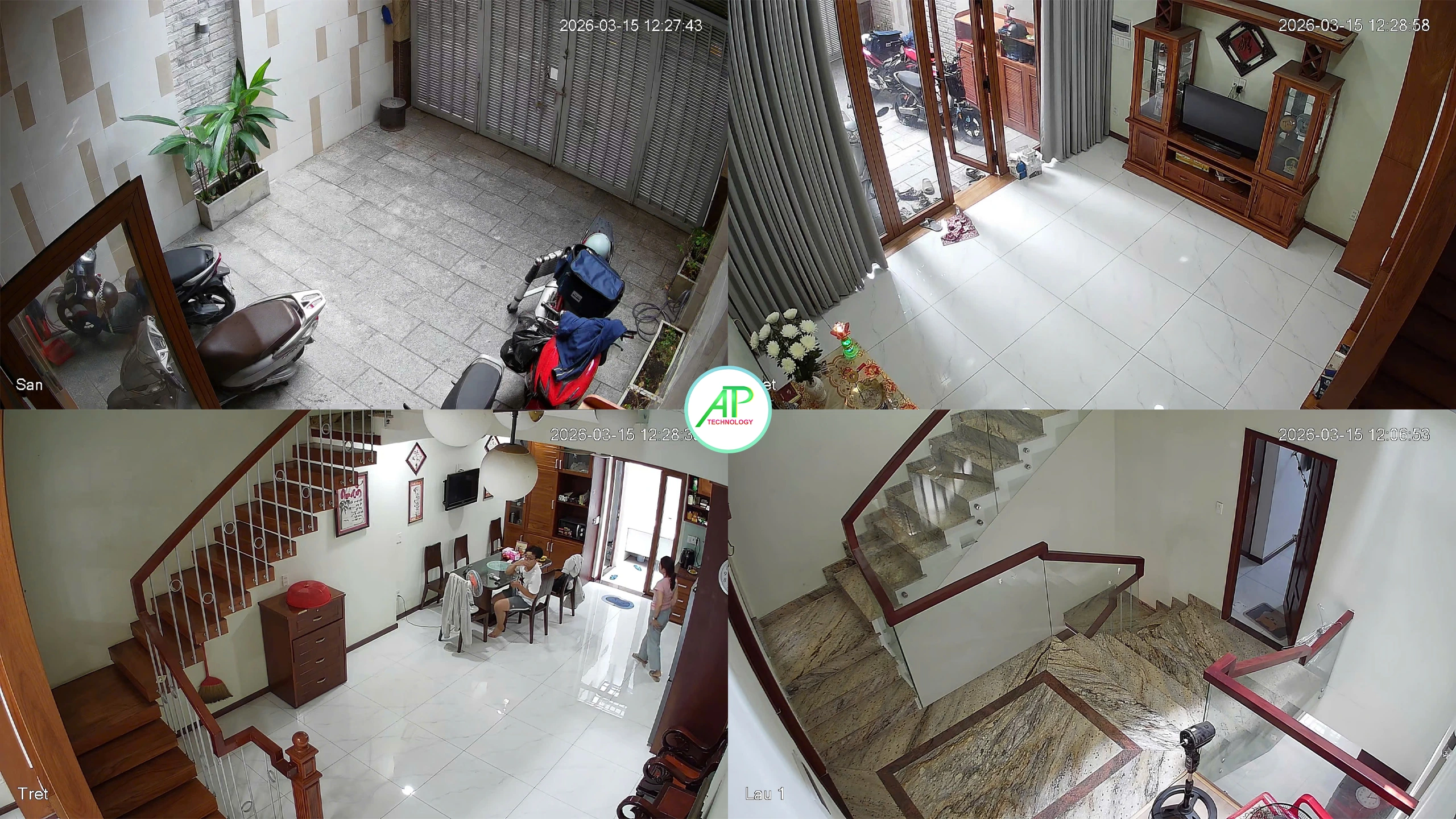 hình ảnh lắp camera thực tết tại an thành phát