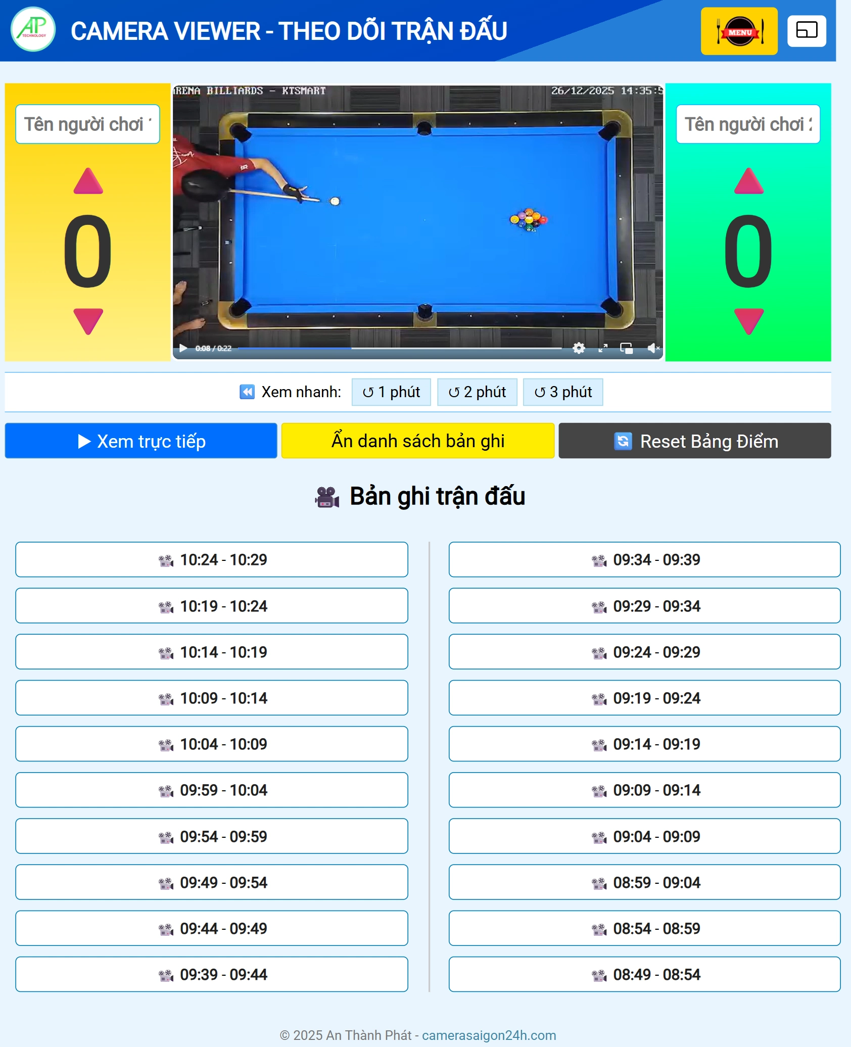 giải pháp check var billiard giá rẻ