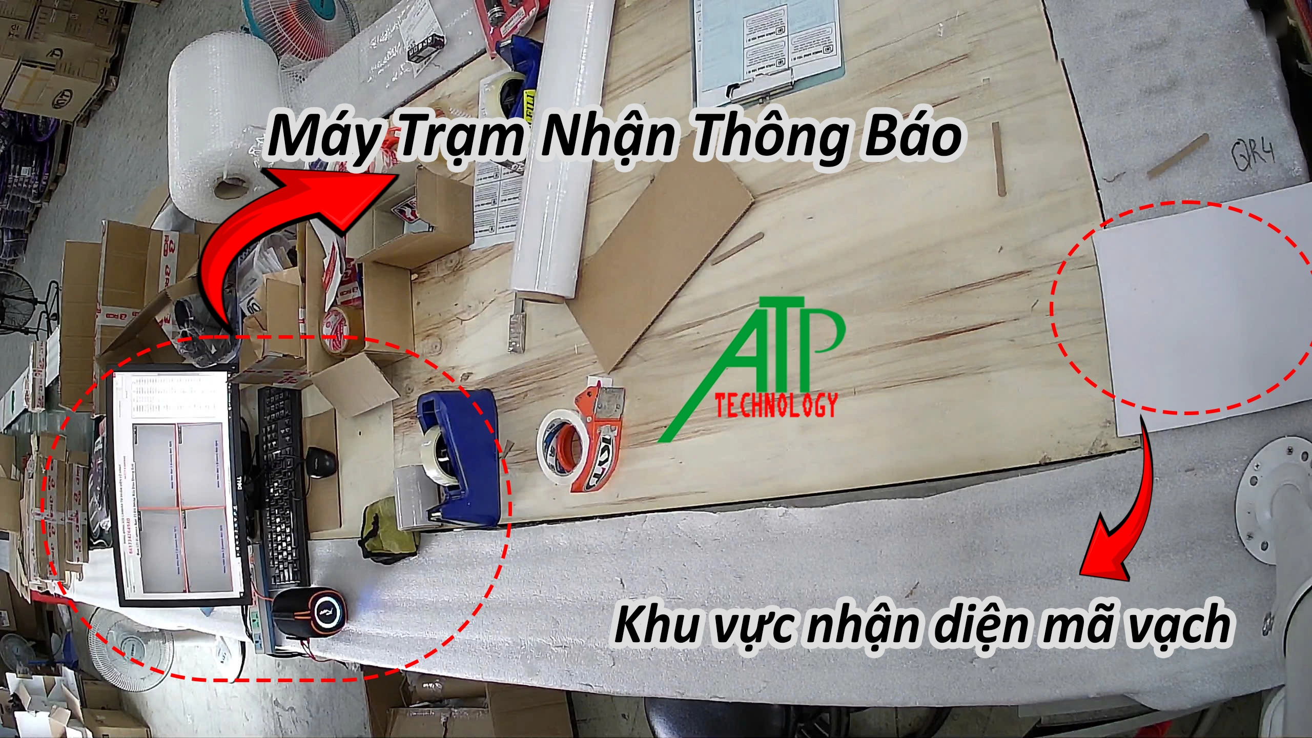 Lắp Camera Quét Mã Vạch Tự Động