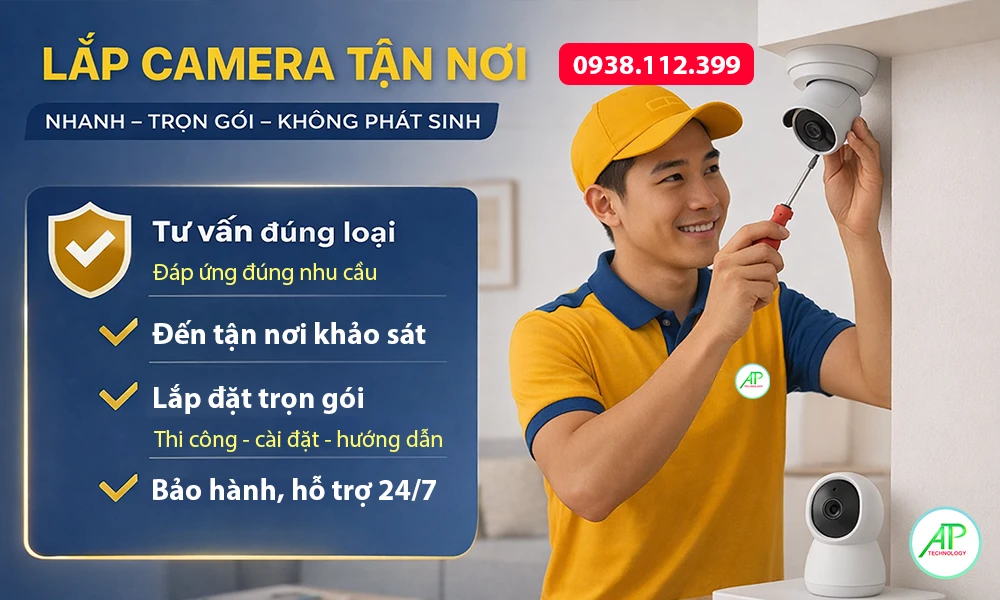 bảng giá lắp camera tận nơi