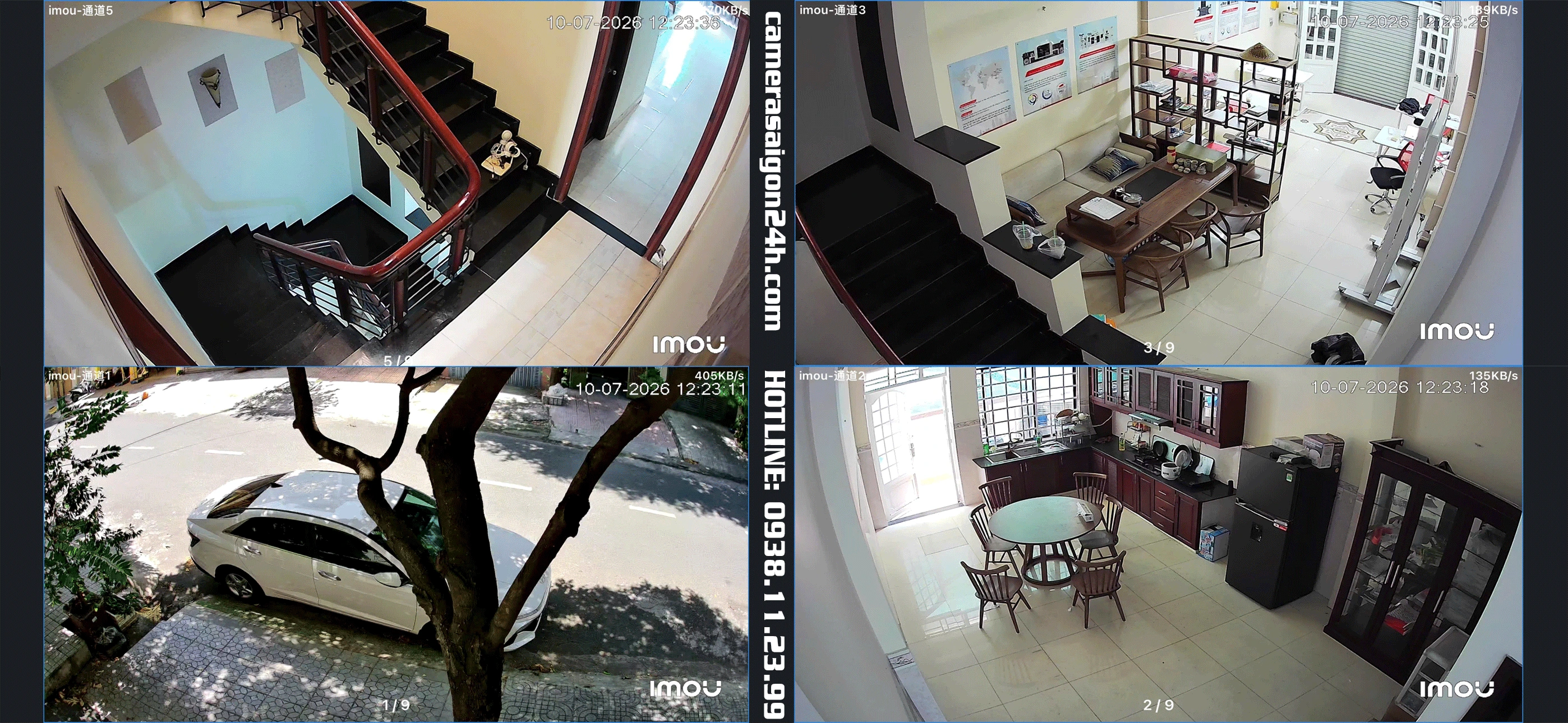 demo camera trong nhà 
