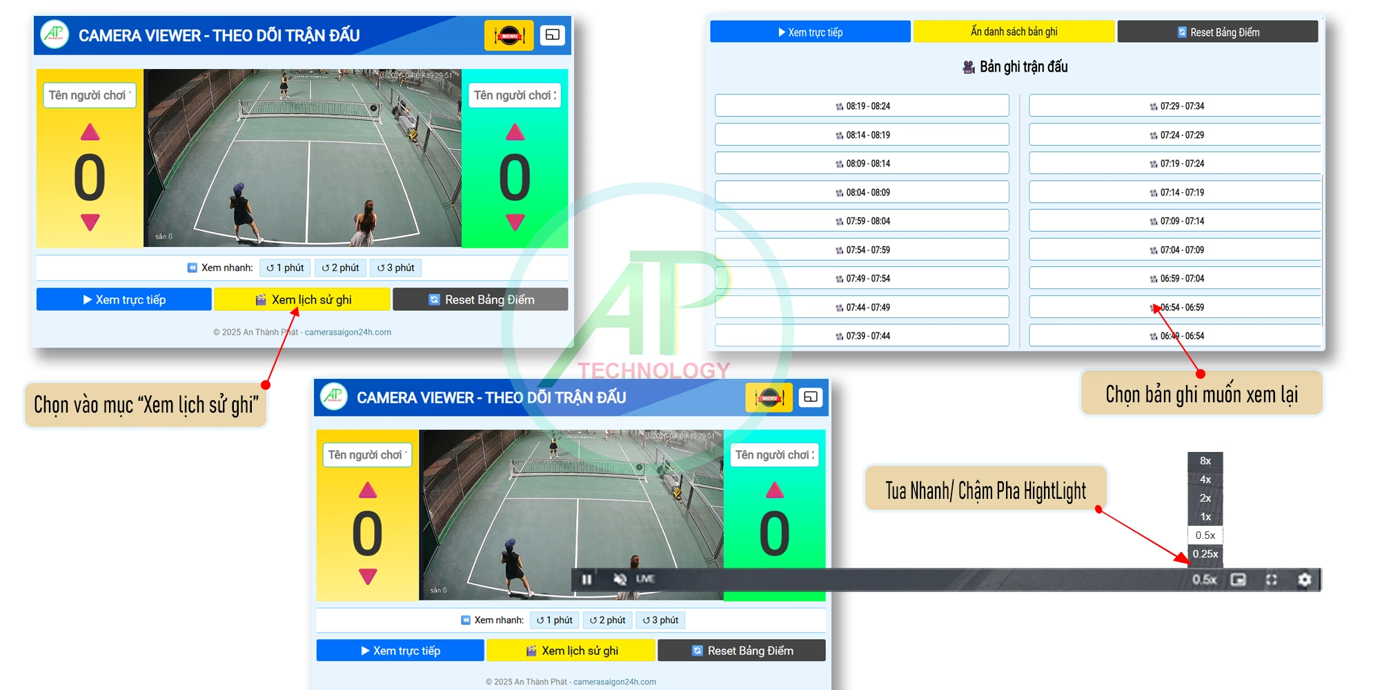Lắp Đặt Camera Cho Sân Pickleball