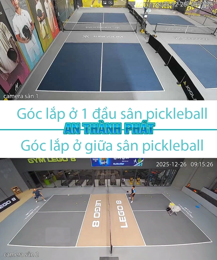 Lắp Đặt Camera Cho Sân Pickleball