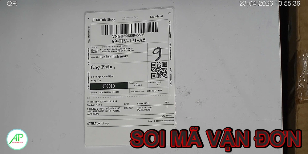 Lắp Đặt Camera Soi Mã Vận Đơn Tại Long An 
