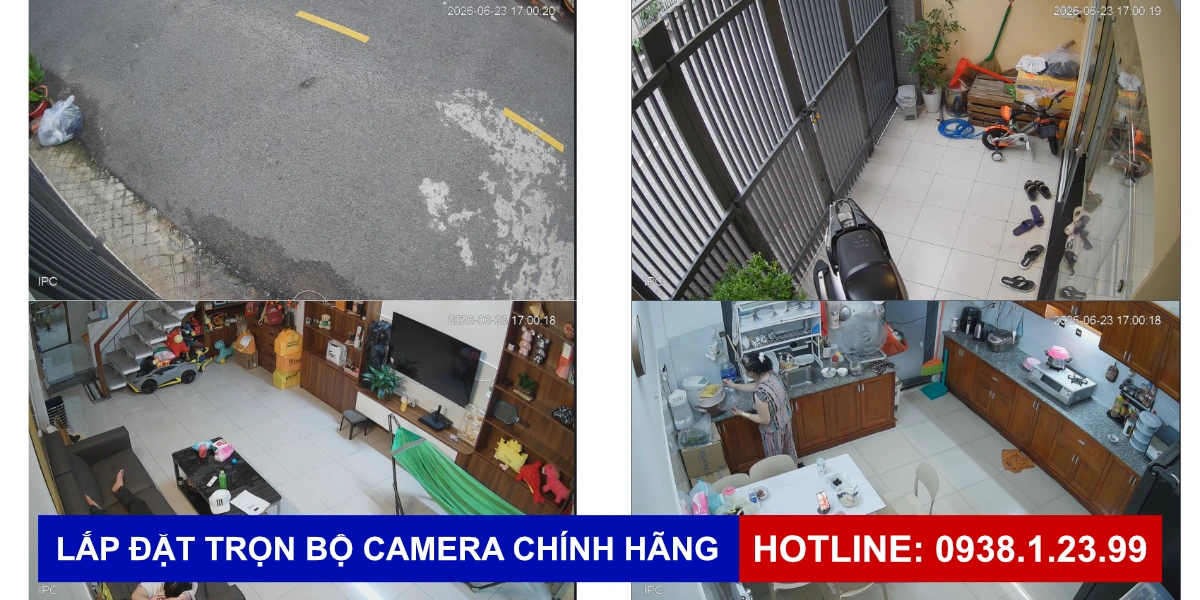 Lắp Đặt Trọn Bộ Camera Chính Hãng