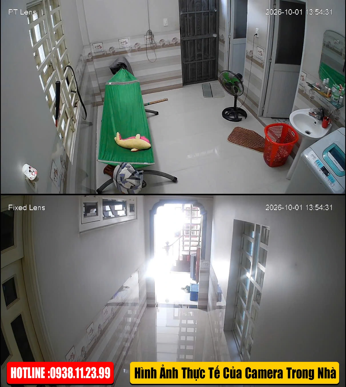 hình ảnh thực tế của camera giám sát trong nhà độ phân giải 3K