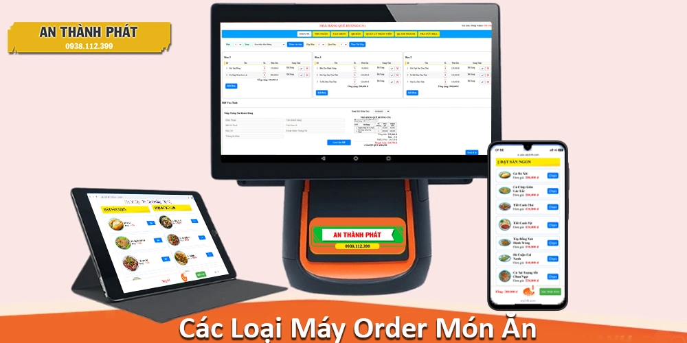 Máy Order Món Ăn Tự Động