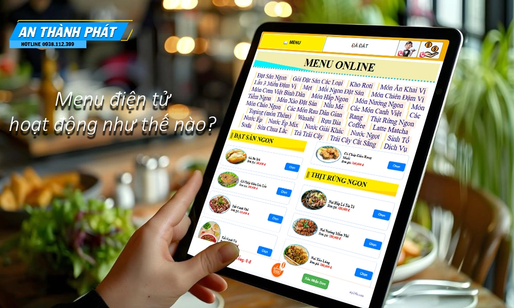 Menu Điện Tử – Xu Hướng Mới Trong Ngành F&B